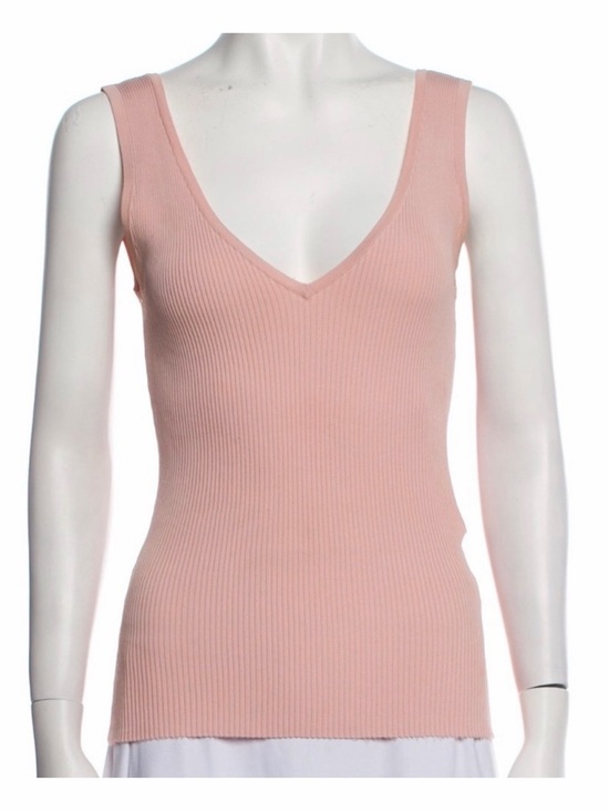 Zimmermann Tops - Zimmermann Ribbed V-Neck Tank